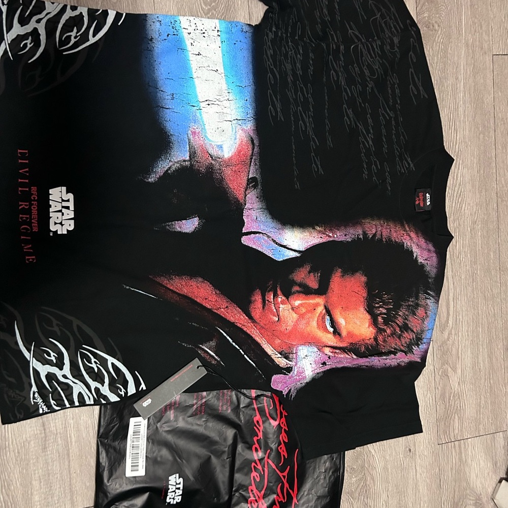 Star Wars Anakin Skywalker Black Graphic Short Sleeve Tee